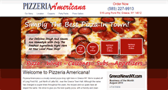 Desktop Screenshot of pizzeria-americana.com