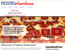 Tablet Screenshot of pizzeria-americana.com